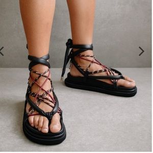 Alohas Jungle Lace Up Sandal